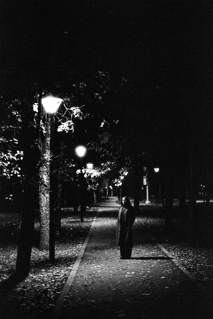 Осень в сквере по Олонецкому проезду. Москва, окт. ’23. Аурика Мгои.